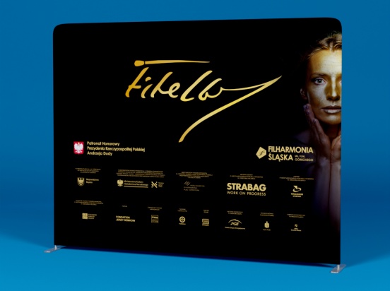 Ścianka reklamowa dla Filharmonii Śląskiej